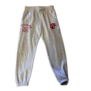 Kansas City Chiefs Gray Jogger Sweatpants NFL Football Lounge Pants